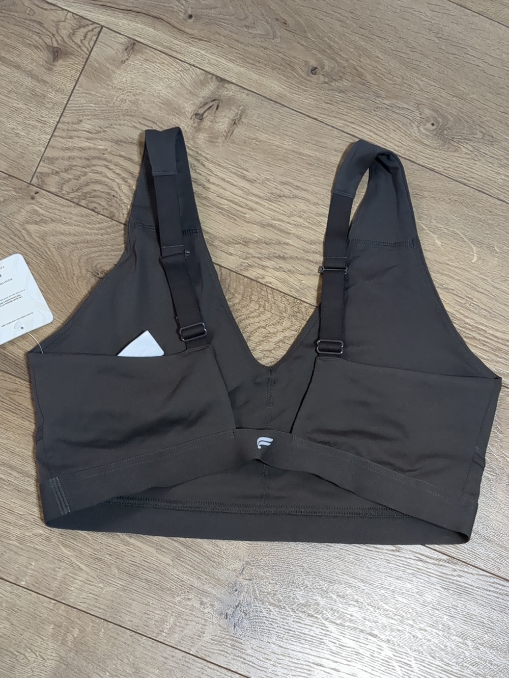 NWT Fabletics All Day Every Day‎ Low Impact Taupe Slate Women's Bra Size L - Picture 4 of 7
